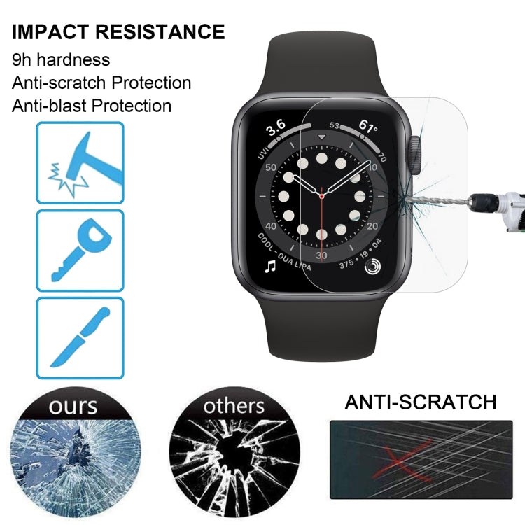 9H 2.5D Tempered Glass Film for Apple Watch Series 5 / 4 40mm, For Apple Watch Series 5 & 4 40mm(1 PC)