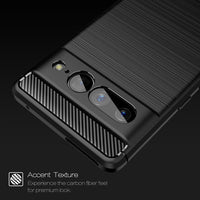 Google Pixel Carbon Fiber Texture TPU Phone Case