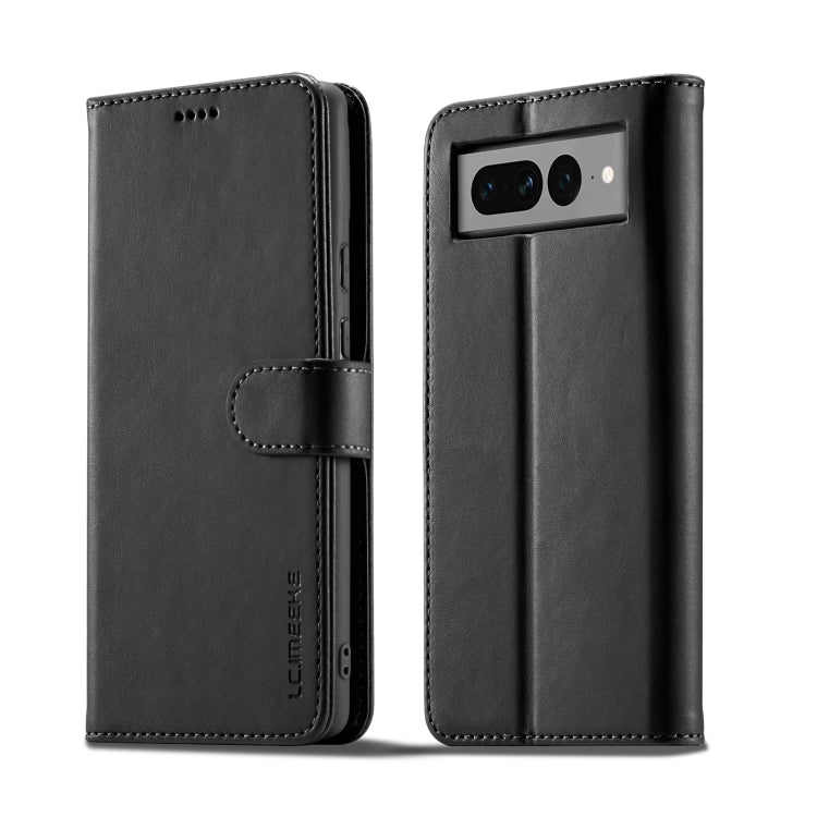 LC.IMEEKE Google Pixel Leather Texture Flip Phone Case