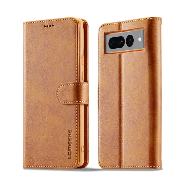 LC.IMEEKE Google Pixel Leather Texture Flip Phone Case