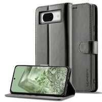 LC.IMEEKE Google Pixel Leather Texture Flip Phone Case