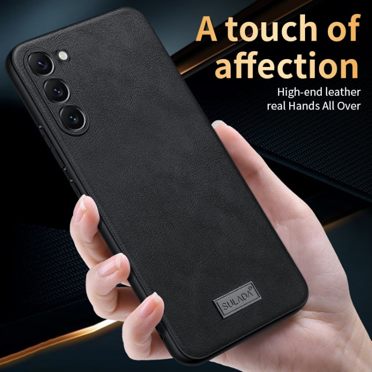 SULADA Shockproof TPU Hybrid Handmade Leather Phone Case, For Samsung Galaxy S24 5G, For Samsung Galaxy S23 Ultra 5G, For Samsung Galaxy S23+ 5G, For Samsung Galaxy S23 5G