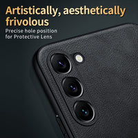 SULADA Shockproof TPU Hybrid Handmade Leather Phone Case, For Samsung Galaxy S24 5G, For Samsung Galaxy S23 Ultra 5G, For Samsung Galaxy S23+ 5G, For Samsung Galaxy S23 5G