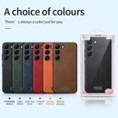 SULADA Shockproof TPU Hybrid Handmade Leather Phone Case, For Samsung Galaxy S24 5G, For Samsung Galaxy S23 Ultra 5G, For Samsung Galaxy S23+ 5G, For Samsung Galaxy S23 5G