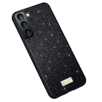 SULADA Glittery TPU Hybrid Handmade Leather Phone Case, For Samsung Galaxy S23 Ultra 5G, For Samsung Galaxy S23+ 5G, For Samsung Galaxy S23 5G