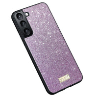 SULADA Glittery TPU Hybrid Handmade Leather Phone Case, For Samsung Galaxy S23 Ultra 5G, For Samsung Galaxy S23+ 5G, For Samsung Galaxy S23 5G