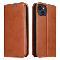 Fierre Shann Apple iPhone PU Leather Texture Phone Case