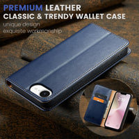 Fierre Shann Apple iPhone PU Leather Texture Phone Case