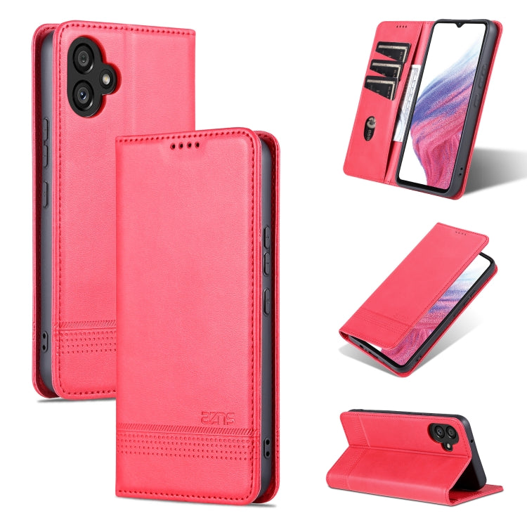 AZNS Magnetic Calf Texture Flip Leather Phone Case, For Samsung Galaxy S24 5G, For Samsung Galaxy A05, For Samsung Galaxy S23 FE 5G