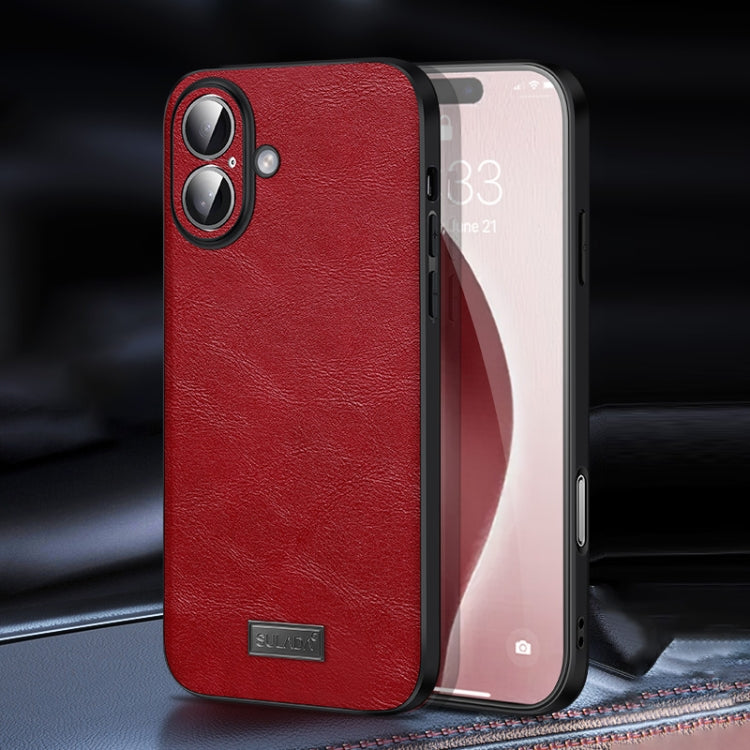 SULADA Apple iPhone Shockproof TPU Leather Phone Case