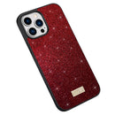 SULADA Apple iPhone Glittery PC Handmade Leather Phone Case