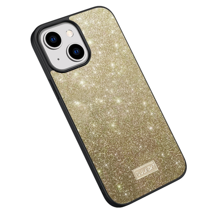 SULADA Apple iPhone Glittery PC Handmade Leather Phone Case