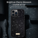 SULADA Glittery PC Hybrid TPU Handmade Leather Phone Case, For iPhone 15 Plus, For iPhone 15