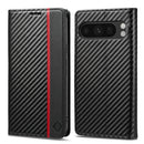 LC.IMEEKE Google Pixel Carbon Fiber Pattern Leather Phone Case