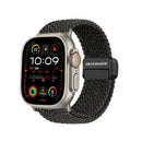 DUX DUCIS Mixture Pro Series Magnetic Buckle Nylon Braid Watch Band, For Apple Watch Ultra 2 49mm, For Apple Watch Series 9 45mm