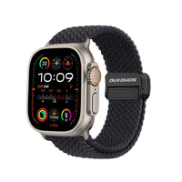 DUX DUCIS Mixture Pro Series Magnetic Buckle Nylon Braid Watch Band, For Apple Watch Ultra 2 49mm, For Apple Watch Series 9 45mm