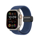 DUX DUCIS Mixture Pro Series Magnetic Buckle Nylon Braid Watch Band, For Apple Watch Ultra 2 49mm, For Apple Watch Series 9 45mm