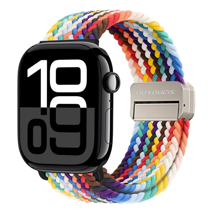 DUX DUCIS Apple Watch Series 10 Magnetic Buckle Nylon Braid Watch Band