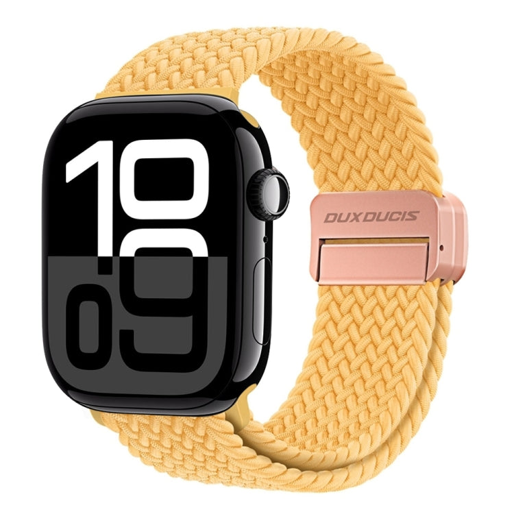 DUX DUCIS Apple Watch Series 10 Magnetic Buckle Nylon Braid Watch Band