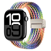 DUX DUCIS Apple Watch Series 10 Magnetic Buckle Nylon Braid Watch Band