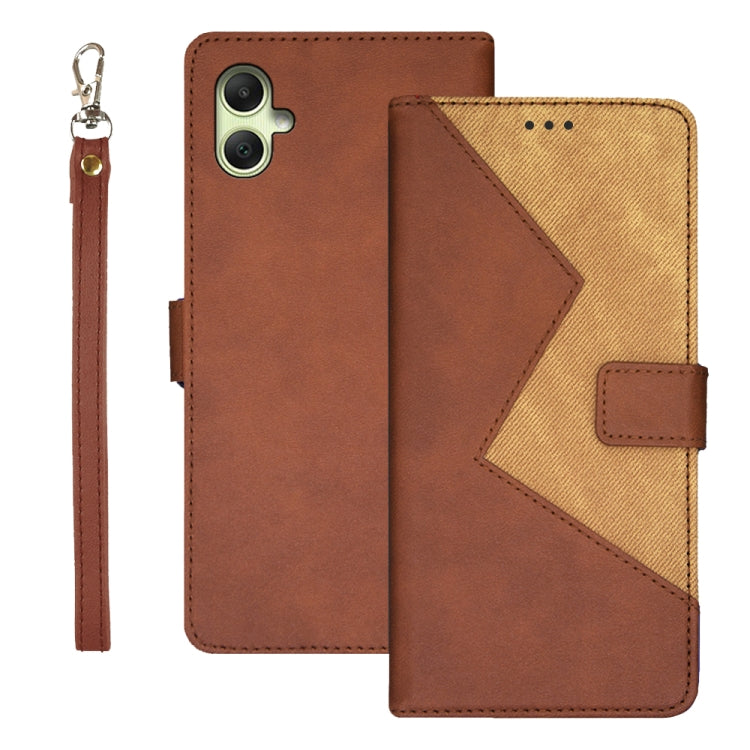 idewei Samsung Galaxy Two-Colour PU Leather Phone Case