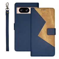 idewei Google Pixel Two-Colour PU Leather Phone Case