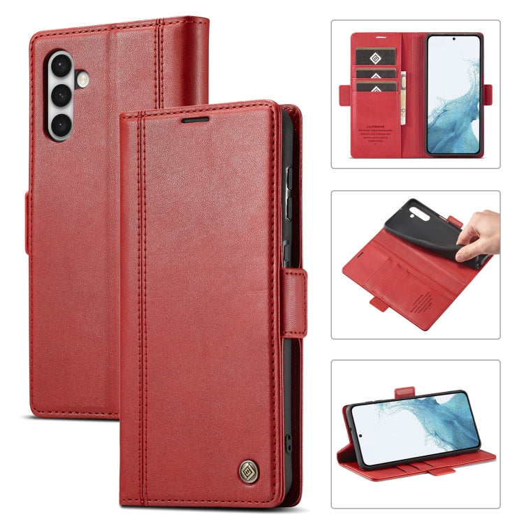 LC.IMEEKE Samsung Galaxy Card Slots Leather Phone Case