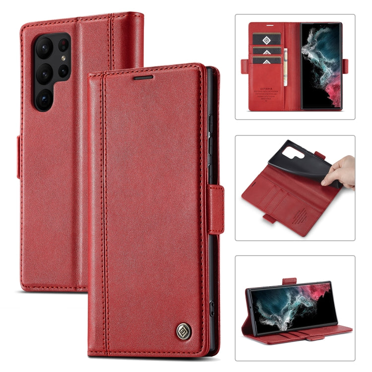 LC.IMEEKE Samsung Galaxy Card Slots Leather Phone Case