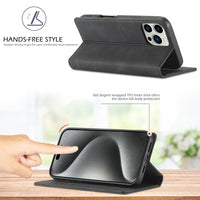 LC.IMEEKE Apple iPhone Magnetic Close Microfiber Leather Phone Case