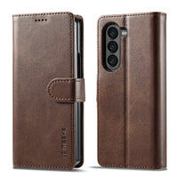 LC.IMEEKE Samsung Galaxy Z Series Leather Texture Phone Case