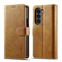 LC.IMEEKE Samsung Galaxy Z Series Leather Texture Phone Case