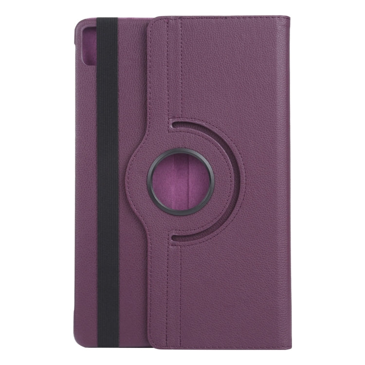 360 Degree Rotation Litchi Texture Leather Tablet Case with Holder, For iPad Pro 13 2024, For iPad Air 13 2024