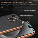 AZNS Electroplated Frame Crocodile Texture Full Coverage Phone Case, For iPhone 15 Plus, For iPhone 15, For iPhone 14 Plus, For iPhone 14, For iPhone 14 Pro, For iPhone 14 Pro Max