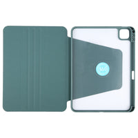 GEBEI Apple iPad Acrylic TPU 3-folding Tablet Case with Pen Slot