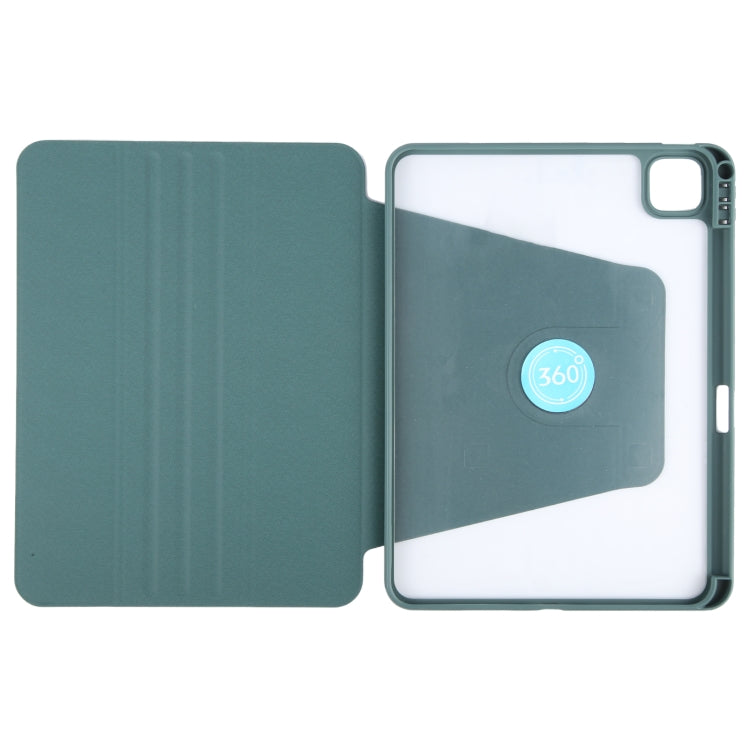 GEBEI Apple iPad Acrylic TPU 3-folding Tablet Case with Pen Slot