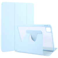 GEBEI Apple iPad Acrylic TPU 3-folding Tablet Case with Pen Slot