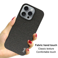 IMAK Apple iPhone 16 Series Cloth Texture PU + PC Phone Case