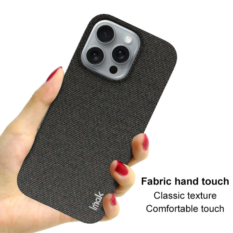 IMAK Apple iPhone 16 Series Cloth Texture PU + PC Phone Case