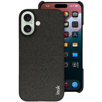 IMAK Apple iPhone 16 Series Cloth Texture PU + PC Phone Case