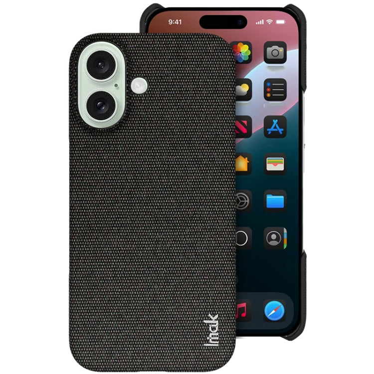 imak Apple iPhone 16 Series Cloth Texture PU + PC Phone Case