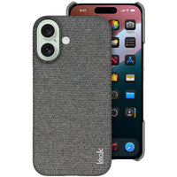 IMAK Apple iPhone 16 Series Cloth Texture PU + PC Phone Case