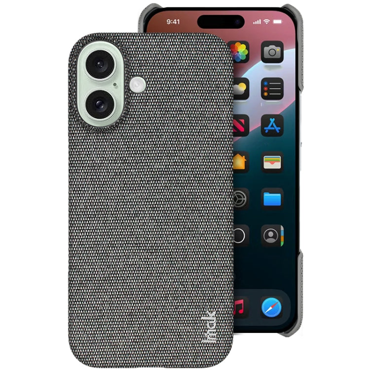 imak Apple iPhone 16 Series Cloth Texture PU + PC Phone Case