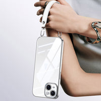 SULADA Apple iPhone Clear TPU Phone Case with Wrist Strap