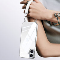 SULADA Apple iPhone Clear TPU Phone Case with Wrist Strap