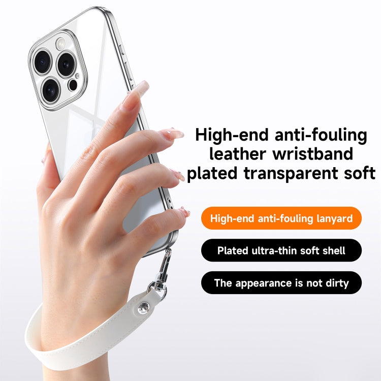 SULADA Apple iPhone Clear TPU Phone Case with Wrist Strap