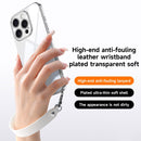 SULADA Apple iPhone Clear TPU Phone Case with Wrist Strap