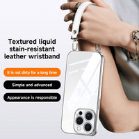 SULADA Apple iPhone Clear TPU Phone Case with Wrist Strap