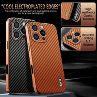 AZNS Apple iPhone Carbon Fiber Texture Phone Case