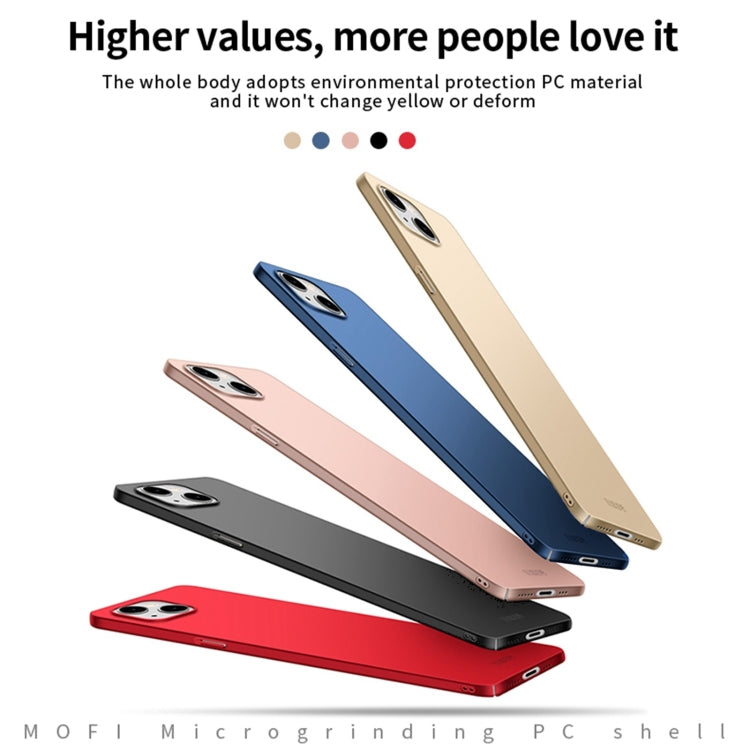 MOFI Apple iPhone 15 Frosted PC Ultra-thin Hard Phone Case