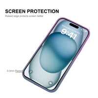 ENKAY Hat-Prince MagSafe Rainbow Gradient Silicone Phone Case with Lens Film, For iPhone 14 Pro, For iPhone 14 Pro Max, For iPhone 13 Pro Max, For iPhone 13 Pro, For iPhone 13